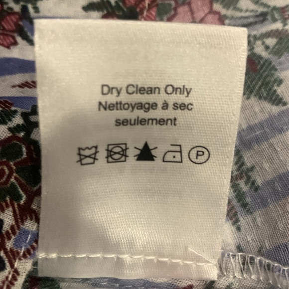 NWT VERONICA BEARD Joi ruffled printed cotton-voile top Size 8 - Picture 12 of 12